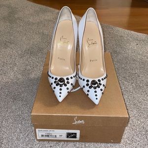 Christian Louboutin Door Knock 120 sz 37 white